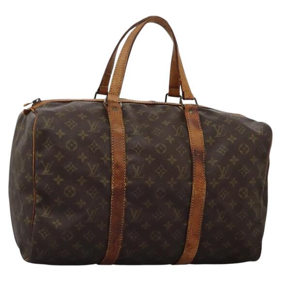 LOUIS VUITTON Monogram Sac Souple 45 Boston Bag M41624 - Picture 1 of 16